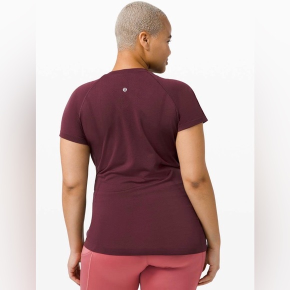 Lululemon NWT Swiftly Tech Short Sleeve 2.0 Hip Length Red Size 6 - Picture 2 of 5